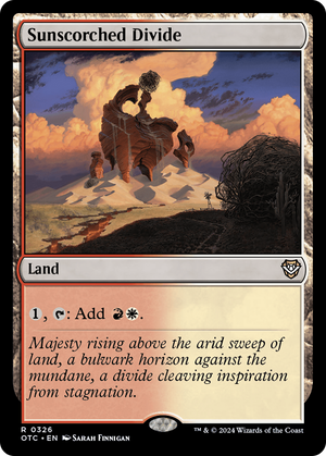 Sunscorched Divide (OTC-326) - Outlaws of Thunder Junction Commander - Poke-Collect