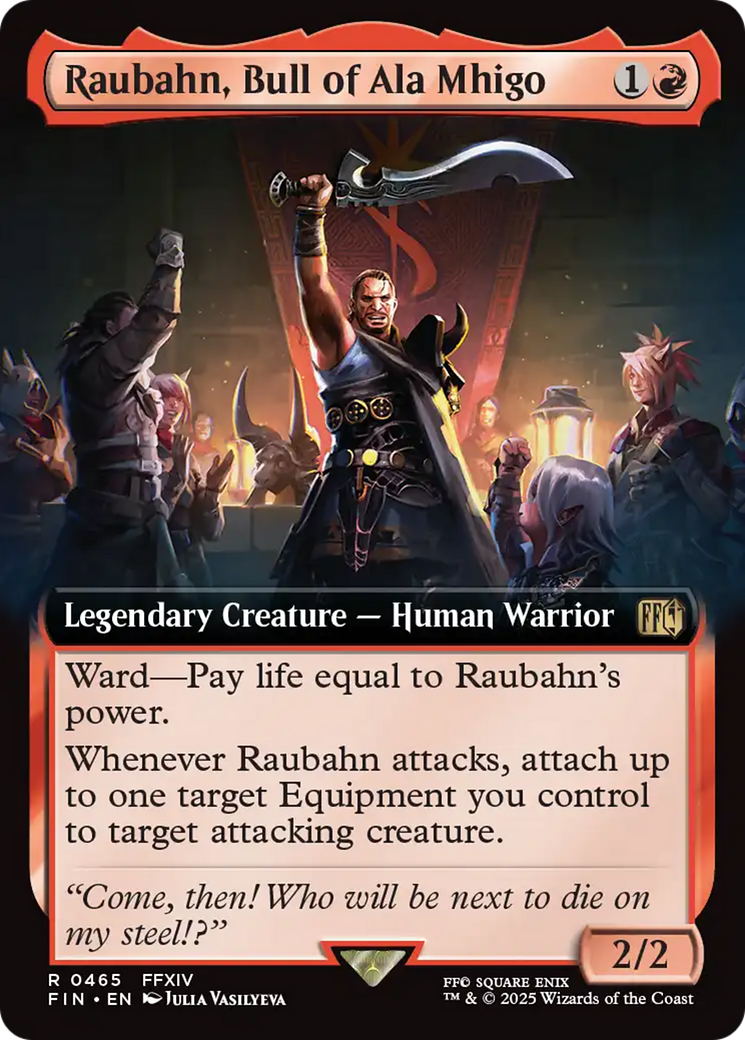 Raubahn, Bull of Ala Mhigo (FIN-465) - FINAL FANTASY: (Extended Art) Foil - Poke-Collect