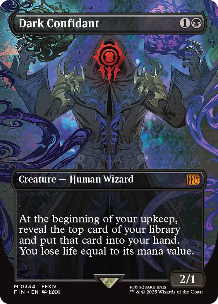 Dark Confidant (FIN-334) - FINAL FANTASY (Borderless) - Poke-Collect