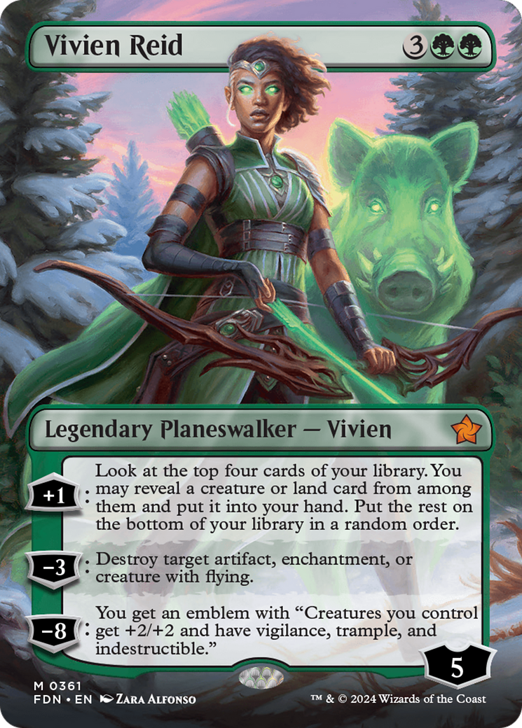 Vivien Reid (FDN-361) - Foundations (Borderless) Foil - Poke-Collect