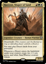 Hazezon, Shaper of Sand (OTC-229) - Outlaws of Thunder Junction Commander - Poke-Collect