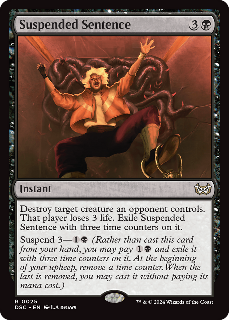 Suspended Sentence (DSC-025) - Duskmourn: House of Horror Commander - Poke-Collect