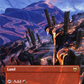 Blightstep Pathway (Borderless) (KHM-291) - Kaldheim: (Showcase) (Borderless) Foil