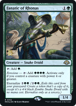 Fanatic of Rhonas (PRE-152) - Modern Horizons 3 Promos Foil - Poke-Collect