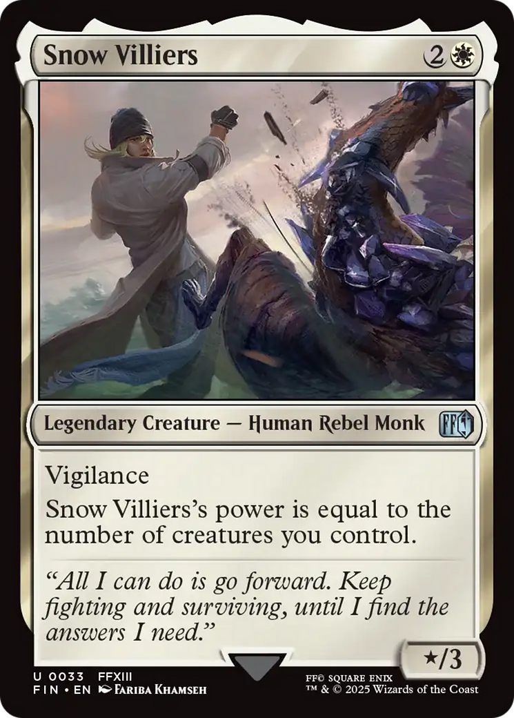 Snow Villiers (FIN-033) - FINAL FANTASY Foil - Poke-Collect
