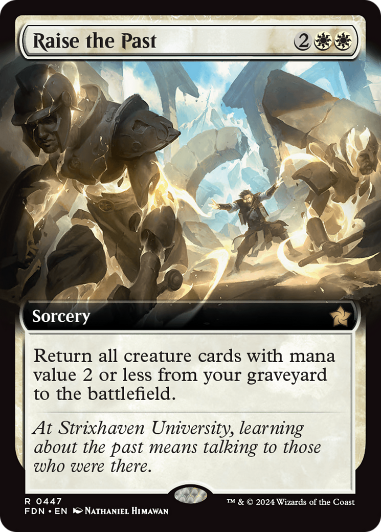 Raise the Past (FDN-447) - Foundations: (Extended Art) - Poke-Collect
