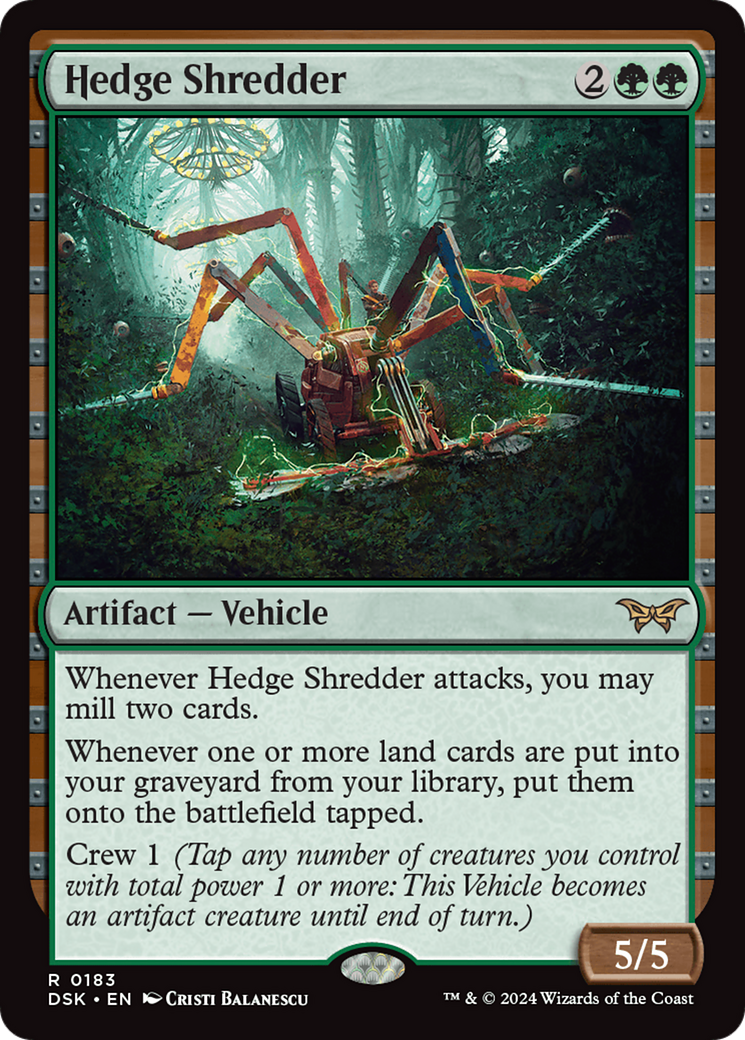Hedge Shredder (DSK-183) - Duskmourn: House of Horror Foil - Poke-Collect