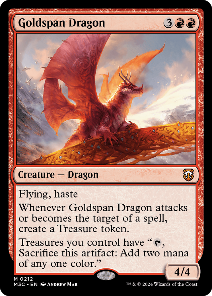 Goldspan Dragon (M3C-212) - Modern Horizons 3 Commander - Poke-Collect