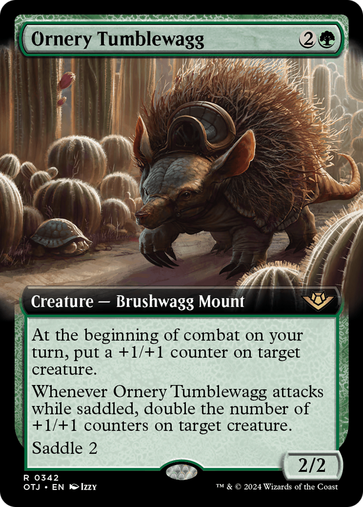 Ornery Tumblewagg (OTJ-342) - Outlaws of Thunder Junction: (Extended Art) - Poke-Collect
