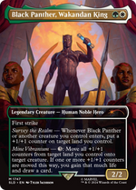 Black Panther, Wakandan King (SLD-1747) - Secret Lair Drop (Borderless) Foil - Poke-Collect
