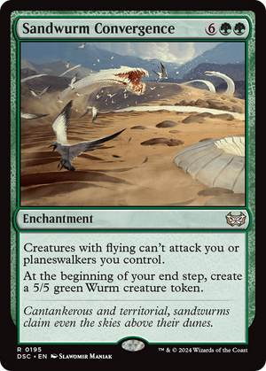 Sandwurm Convergence (DSC-195) - Duskmourn: House of Horror Commander - Poke-Collect