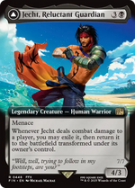 Jecht, Reluctant Guardian // Braska's Final Aeon (FIN-448) - FINAL FANTASY: (enchantment, Extended Art) Foil - Poke-Collect