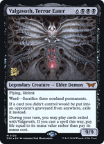 Valgavoth, Terror Eater (PRE-120) - Duskmourn: House of Horror Promos Foil - Poke-Collect