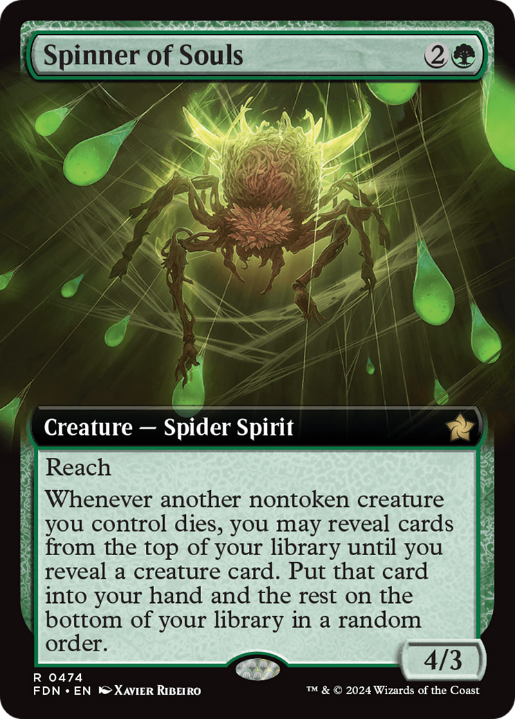 Spinner of Souls (FDN-474) - Foundations: (Extended Art) Foil - Poke-Collect
