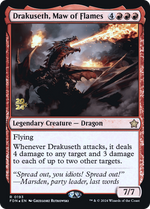 Drakuseth, Maw of Flames (PRE-193) - Foundations Promos Foil - Poke-Collect