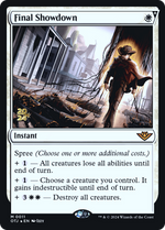 Final Showdown (PRE-011) - Outlaws of Thunder Junction Promos Foil - Poke-Collect