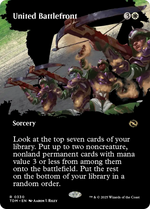 United Battlefront (TDM-330) - Tarkir: Dragonstorm: (Showcase) (Borderless) Foil - Poke-Collect