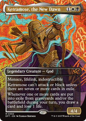 Ketramose, the New Dawn (Borderless) (DFT-350) - Aetherdrift (Borderless)