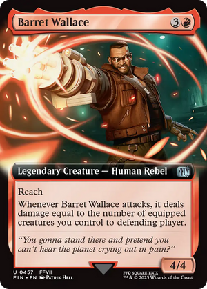 Barret Wallace (FIN-457) - FINAL FANTASY: (Extended Art) Foil - Poke-Collect