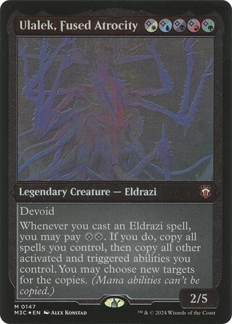 Ulalek, Fused Atrocity (M3C-147) - Modern Horizons 3 Commander Foil - Poke-Collect