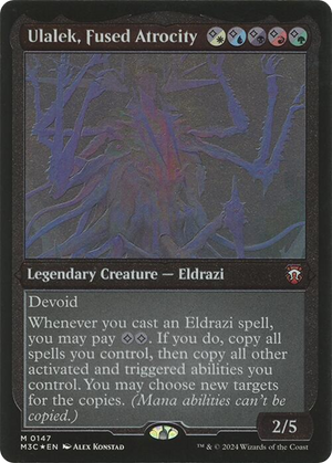 Ulalek, Fused Atrocity (M3C-147) - Modern Horizons 3 Commander Foil - Poke-Collect