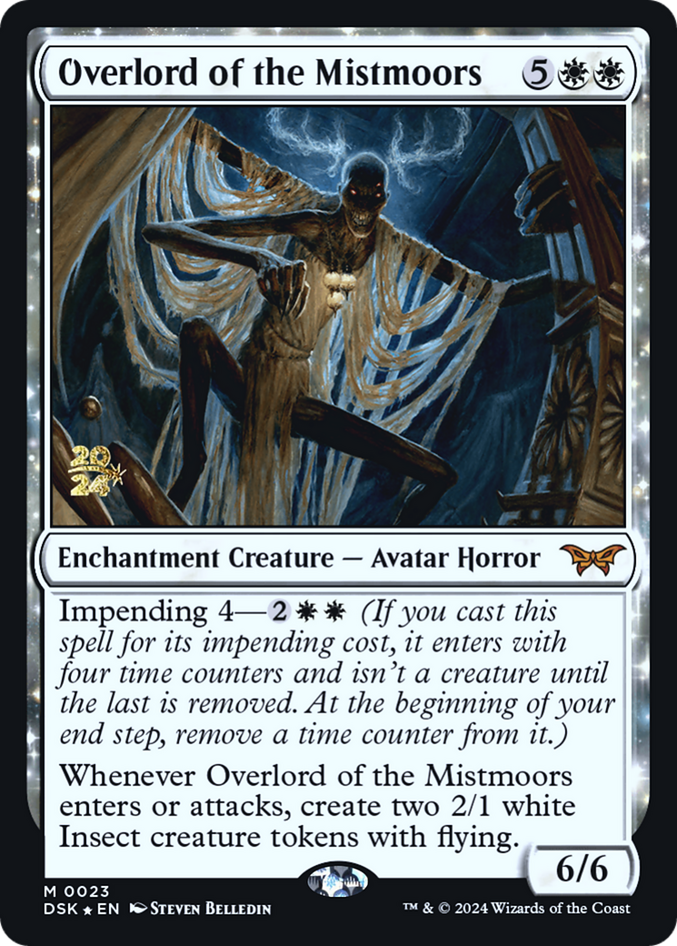 Overlord of the Mistmoors (PRE-023) - Duskmourn: House of Horror Promos: (enchantment) Foil - Poke-Collect