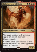 Rakdos, Lord of Riots (DSC-230) - Duskmourn: House of Horror Commander - Poke-Collect