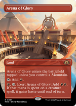 Arena of Glory (Borderless) (MH3-351) - Modern Horizons 3 (Borderless) Foil - Poke-Collect
