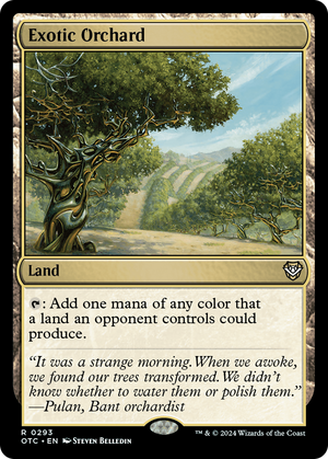 Exotic Orchard (OTC-293) - Outlaws of Thunder Junction Commander - Poke-Collect