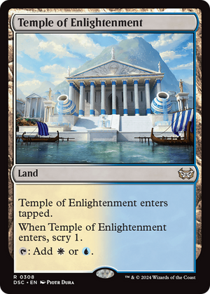 Temple of Enlightenment (DSC-308) - Duskmourn: House of Horror Commander - Poke-Collect