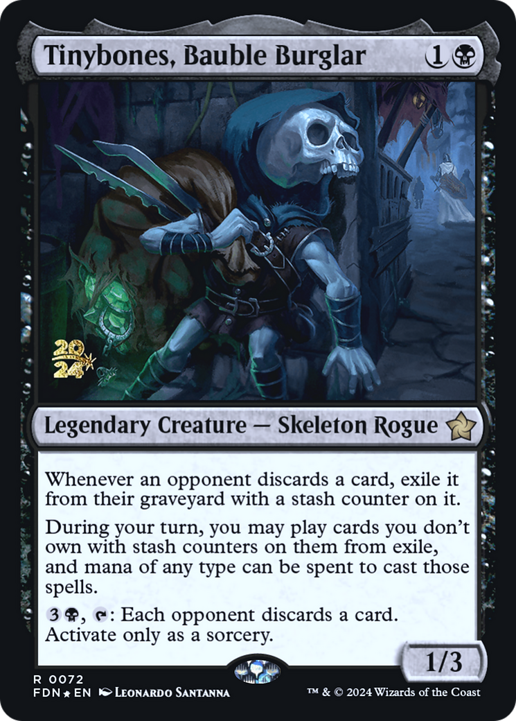 Tinybones, Bauble Burglar (PRE-072) - Foundations Promos Foil - Poke-Collect