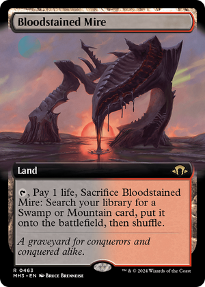Bloodstained Mire (Extended Art) (MH3-463) - Modern Horizons 3: (Extended Art) - Poke-Collect