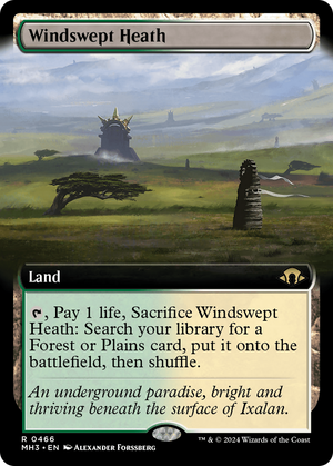 Windswept Heath (Extended Art) (MH3-466) - Modern Horizons 3: (Extended Art) - Poke-Collect