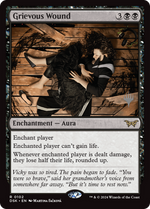 Grievous Wound (PPDSK-102) - Duskmourn: House of Horror Promos Foil - Poke-Collect
