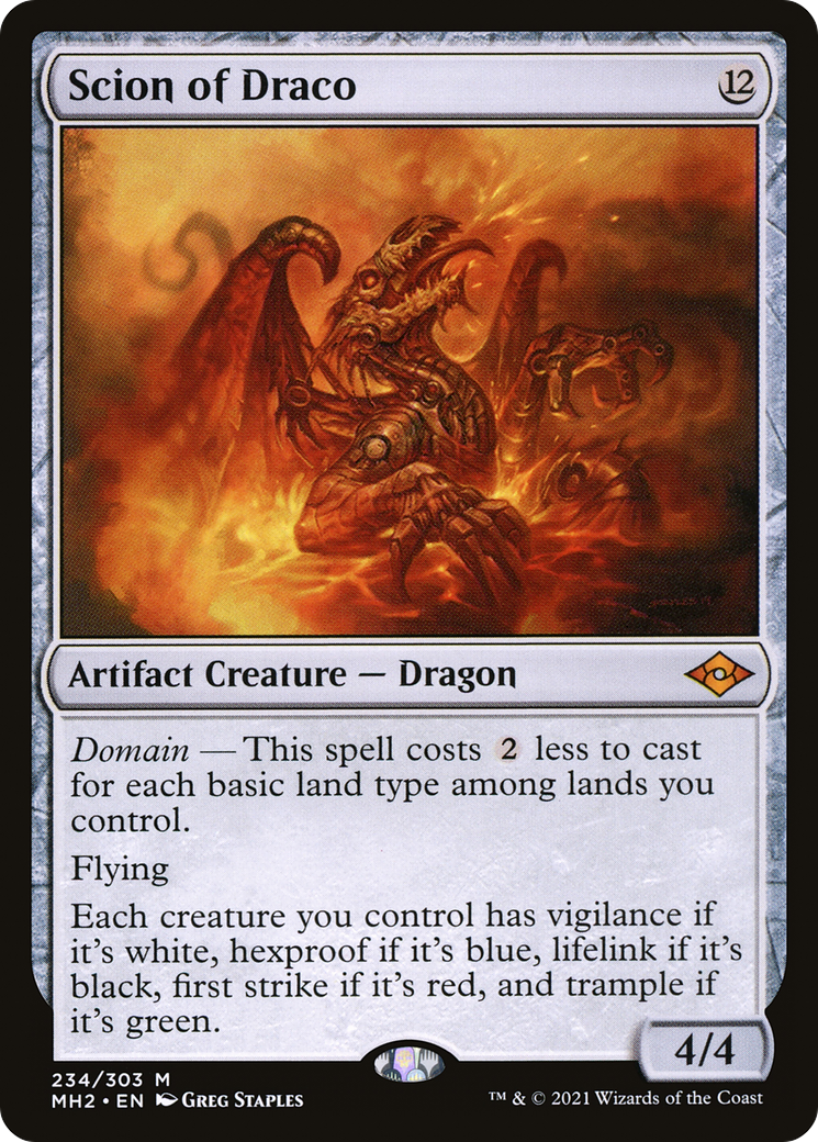 Scion of Draco (MH2-234) - Modern Horizons 2 - Poke-Collect