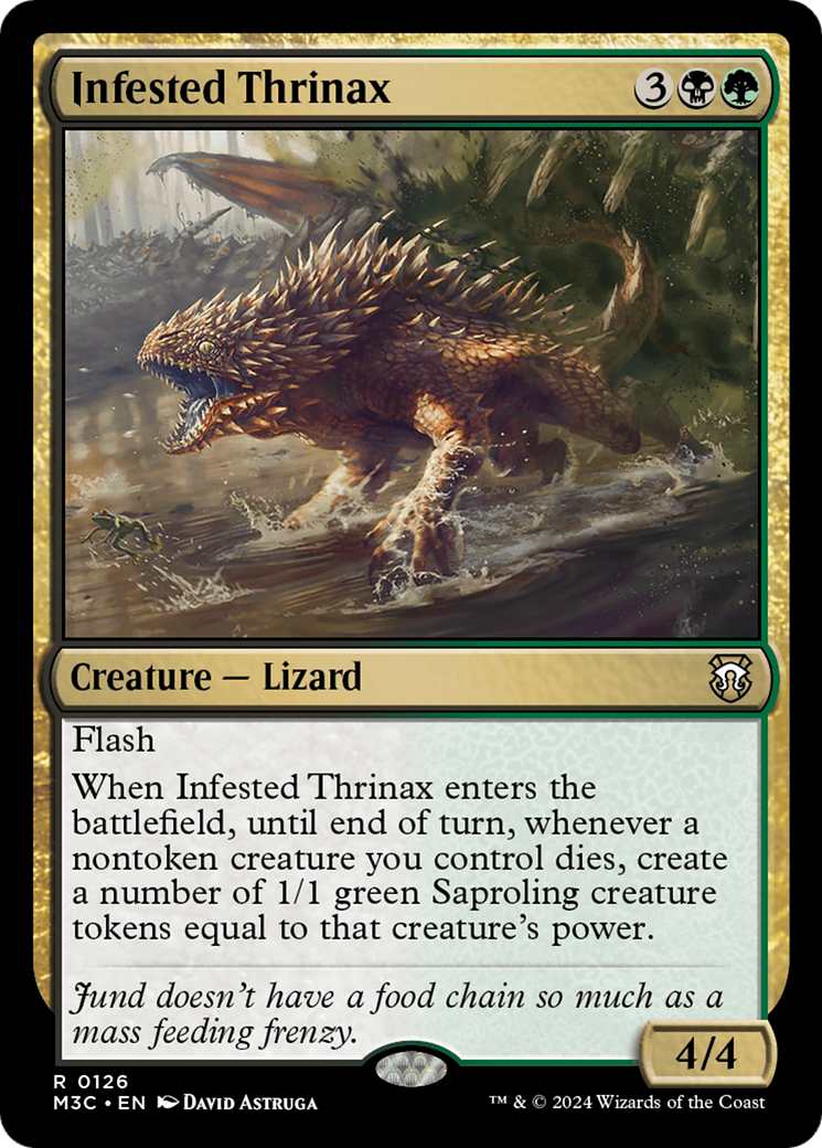 Infested Thrinax (M3C-126) - Modern Horizons 3 Commander - Poke-Collect