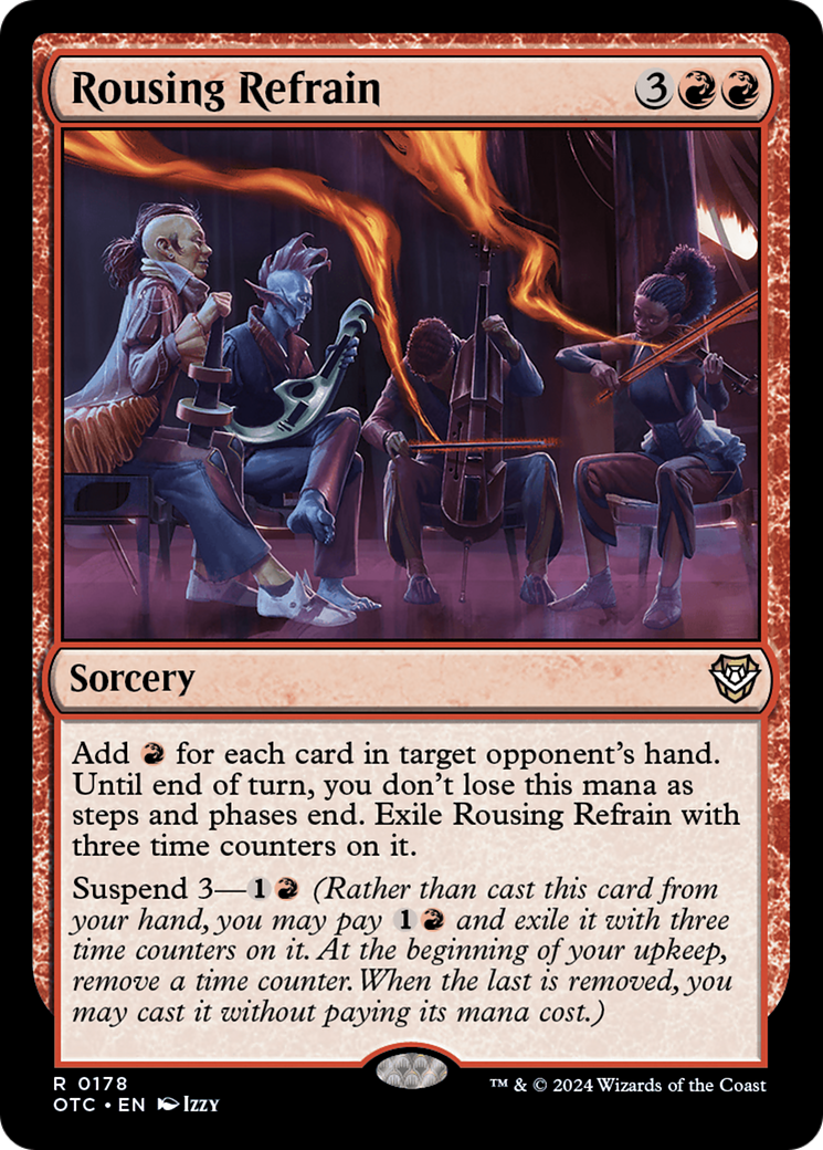 Rousing Refrain (OTC-178) - Outlaws of Thunder Junction Commander - Poke-Collect