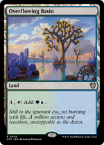 Overflowing Basin (OTC-308) - Outlaws of Thunder Junction Commander - Poke-Collect