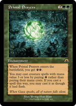 Primal Prayers (Retro Frame) (MH3-429) - Modern Horizons 3 Foil - Poke-Collect