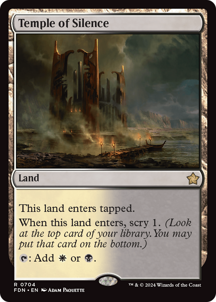 Temple of Silence (FDN-704) - Foundations - Poke-Collect