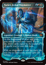 Narset, Jeskai Waymaster (TDM-407) - Tarkir: Dragonstorm: (Showcase) (Borderless) Foil - Poke-Collect