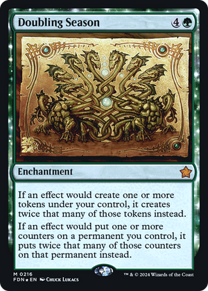 Doubling Season (PRE-216) - Foundations Promos: (enchantment) Foil - Poke-Collect