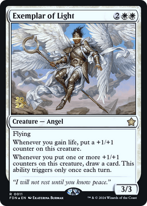 Exemplar of Light (PRE-011) - Foundations Promos Foil - Poke-Collect