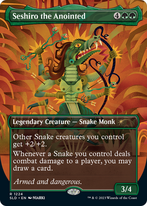 Seshiro the Anointed (SLD-1224) - Secret Lair Drop (Borderless) Foil
