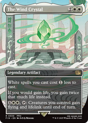 The Wind Crystal (FIN-330) - FINAL FANTASY (Borderless) Foil - Poke-Collect