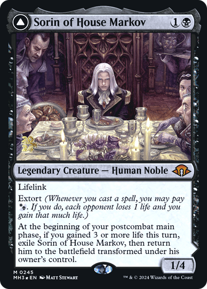 Sorin of House Markov // Sorin, Ravenous Neonate (PRE-245) - Modern Horizons 3 Promos Foil - Poke-Collect