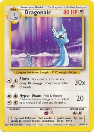 Dragonair 18/102 - Base Set - Poke-Collect
