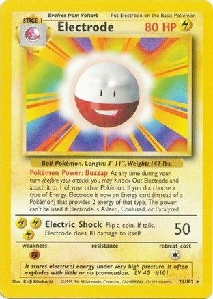 Electrode 21/102 - Base Set - Poke-Collect