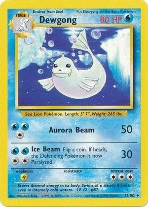 Dewgong 25/102 - Base Set - Poke-Collect
