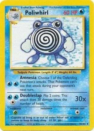 Poliwhirl 38/102 - Base Set - Poke-Collect